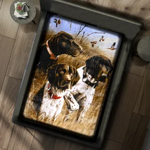 Gruby Koc Akrylowy 160X210 Psy 17489 - Koce - miniaturka - grafika 1