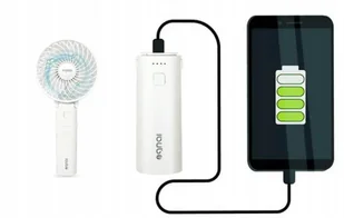 Wentylator przenośny + POWERBANK - Gadżety dla graczy - miniaturka - grafika 1
