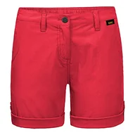 Spodenki damskie - Jack Wolfskin Szorty damskie Tulipan czerwony 42 - miniaturka - grafika 1