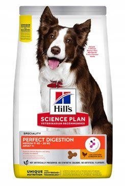Hills Science Plan 11 + 3 kg gratis! Science Plan, karma sucha, 14 kg - Adult Perfect Digestion Medium Breed