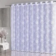 Firany - Firanka żakardowa gotowa Kladia na przelotkach 500x250 cm biała - miniaturka - grafika 1