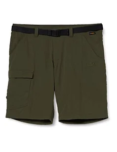 Jack Wolfskin Męskie szorty Hoggar, ciemny mech, 46 - Spodenki damskie - miniaturka - grafika 1