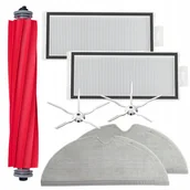 Filtry do odkurzaczy - Zestaw Akcesoriów Szczotki Filtry Mop Do Xiaomi Roborock Q7 Max Max+ T8 - miniaturka - grafika 1