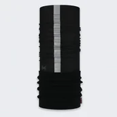 Apaszki i szaliki damskie - Komin wielofunkcyjny z polaru z elementami odblaskowymi Buff Safety Polar Reflective Black - miniaturka - grafika 1