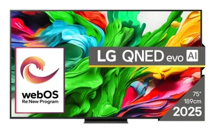 Telewizor LG QNED 75QNED86A3A (75") 4K Ultra HD Smart TV Wi-Fi Czarny - Telewizory - miniaturka - grafika 1