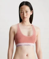 Biustonosze - Calvin Klein Stanik Damski Różowy Miękki z Logo Dopasowany XL 2a1e4_a* Tia - miniaturka - grafika 1