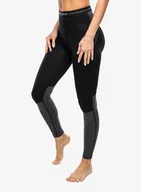 Kalesony - Legginsy termiczne damskie Icebreaker 260 ZoneKnit Leggings - black/jet - miniaturka - grafika 1