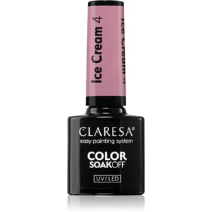 Claresa Lakiery hybrydowe 5ml Ice Cream 4 - Lakiery hybrydowe - miniaturka - grafika 1