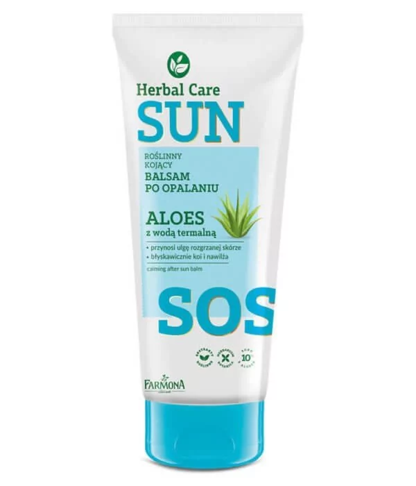 Farmona HERBAL CARE SUN SOS ROŚLINNY BALSAM MYJĄCY PO OPALANIU ALOES Z WODĄ TERMALNĄ 200ML