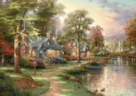 Puzzle - Schmidt Spiele Puzzle 1500 el. THOMAS KINKADE Nad jeziorem SHP024 - miniaturka - grafika 1