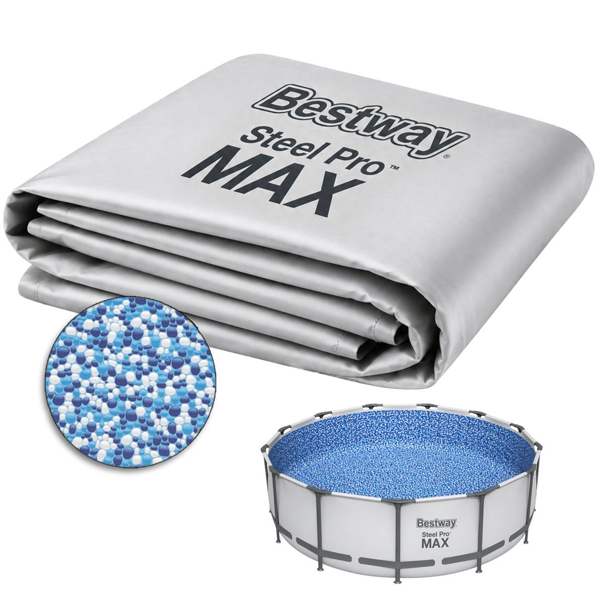 Bestway poszycie niecka wkład wewnętrzny wykładzina materiał basenu  5619k
