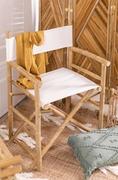 Krzesła - Składane krzesło reżyserskie bambusowe Reggi - miniaturka - grafika 1