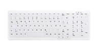 Klawiatury - CHERRY AK-C7000 klawiatura RF Wireless QWERTZ Niemiecki Biały AK-C7000F-FU1-W/GE - miniaturka - grafika 1