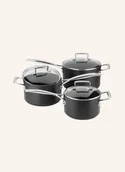 Patelnie - Le Creuset 3-Cz. Zestaw Profesjonalnych Garnków Aluminium Antihaft schwarz - miniaturka - grafika 1