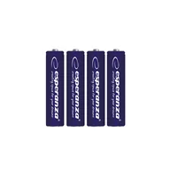 Baterie i akcesoria - Esperanza EZB101 baterie alkaliczne aa 4szt ESP-EZB101 - miniaturka - grafika 1