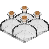 Domowy wyrób alkoholu - Zestaw buteleczek z korkami, 110 ml 4 sztuki - miniaturka - grafika 1