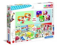 Puzzle - Clementoni Puzzle Superkit 2x30 +memo +domino What&#039;s my job$20 - miniaturka - grafika 1