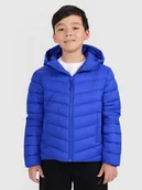 Kurtki i płaszcze dla chłopców - 4F Kurtka puchowa z wypełnieniem syntetycznym chłopięca - niebieska 122 (6-7 lat) - miniaturka - grafika 1