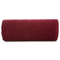Ręczniki - Eurofirany B.B. CHOCZYŃSCY SPÓŁKA JAWNA Ręcznik Kąpielowy Gładki1 (34) 50 x 100 Bordowy 1219244 - miniaturka - grafika 1