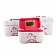 Pojemniki na zabawki - Organizer kuferek na kosmetyki na biżuterię zestaw - miniaturka - grafika 1