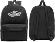 Plecaki szkolne i tornistry - VANS PLECAK SZKOLNY OLD SKOOL CZARNY DUŻY KLASYK REALM DESKA BLACK - miniaturka - grafika 1
