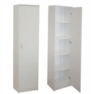 Regały - Gabi Regał Zamknięty Szafa Biały 40 x 180 x 35 CM - miniaturka - grafika 1