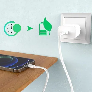 Ładowarka sieciowa z funkcją Power Delivery czarna - Pozostałe akcesoria do telefonów - miniaturka - grafika 20