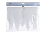 Ozdoby bożonarodzeniowe - Sztuczne sople dekoracja imitująca lód brokatowa - miniaturka - grafika 1