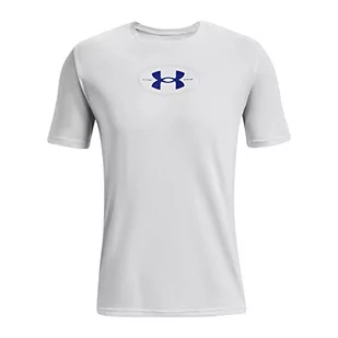Under Armour Armour Repeat top z krótkim rękawem dla mężczyzn, XS, szary - Koszulki męskie - miniaturka - grafika 1