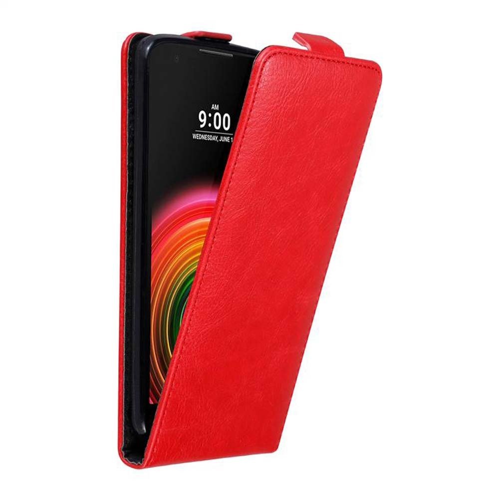 Etui Cadorabo do LG X POWER w kolorze czerwonym Etui z klapką na telefon komórkowy Etui Cover