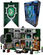 Klocki - KLOCKI Harry Potter Flaga Slytherinu Zielona 347 elementów - miniaturka - grafika 1