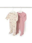 Śpiochy dla niemowląt - Mayoral Komplet 2 par śpiochów 2703 Różowy - miniaturka - grafika 1