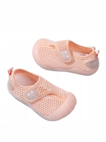 SHEIN RÓŻOWE SPORTOWE BUTY DZIECIĘCE Z SIATECZKĄ I RZEPĄ 20 11JA