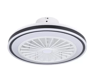 Eglo 35182-LED Ściemnialny wentylator sufitowy FRANA LED/25,5W/230V białe/black+RC - Wentylatory sufitowe - miniaturka - grafika 1