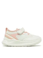 Buty dla dziewczynek - Tommy Hilfiger Sneakersy Low Cut Lace-Up/Velcro Sneaker T1A9-33755-1697 M Biały - miniaturka - grafika 1