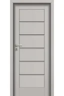 Drzwi wewnętrzne - Pol-Skone Dzwi Wewnętrzne Pełne Slim V03 Laminowane Platino - miniaturka - grafika 1