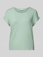 Koszulki i topy damskie - T-shirt o kroju regular fit z mieszanki wiskozy model „MOSTER” - miniaturka - grafika 1