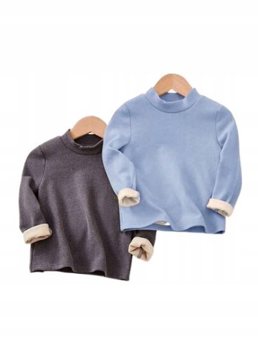 SHEIN BLUZKA Z DŁUGIM RĘKAWEM 2-PACK 104-110 ŁNG