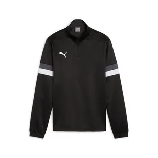 Dziecięca Bluza PUMA TEAMRISE 1/4 ZIP TOP JR 65865803 – Czarny - Bluzy dla chłopców - miniaturka - grafika 1