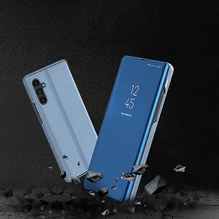 Clear View Case etui do Samsung Galaxy A14 pokrowiec z klapką niebieskie - Etui i futerały do telefonów - miniaturka - grafika 7