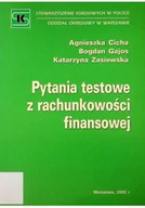 Finanse, księgowość, bankowość - Pytania testowe z rachunkowości finansowej - miniaturka - grafika 1