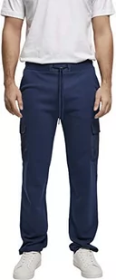 Urban Classics Męskie spodnie do biegania z kieszeniami cargo, spodnie dresowe, spodnie sportowe dla mężczyzn w 2 kolorach, rozmiary S - XXL, ciemnoniebieski, XL - Spodenki męskie - miniaturka - grafika 1