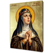 Ikony i obrazy sakralne - Ikona Święta Brygida Szwedzka - miniaturka - grafika 1