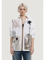 Koszule damskie - Desigual Koszula Recortes 25SWCW23 Biały Relaxed Fit - miniaturka - grafika 1