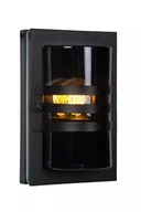 Lampy ścienne - Lucide Privas 14826/01/30 kinkiet lampa ścienna IP44 1x40W E27 czarny - miniaturka - grafika 1