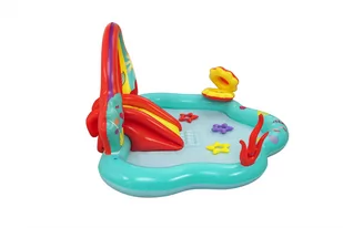 Dmuchany Plac Zabaw Mała Syrenka 221 x 193 x 117 cm Bestway 91097 - Baseny ogrodowe - miniaturka - grafika 4