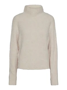 Pieces Sweter w kolorze kremowym - Swetry damskie - miniaturka - grafika 1
