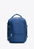 Plecaki - Wielofunkcyjny plecak podróżny 2w1 granatowy - miniaturka - grafika 1