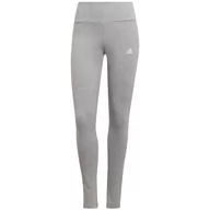 Legginsy - Legginsy damskie adidas Essentials High-Waist szare GL0638 L - miniaturka - grafika 1