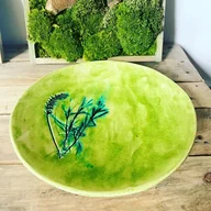 Tace i patery - Patera lawenda szmaragd - miniaturka - grafika 1